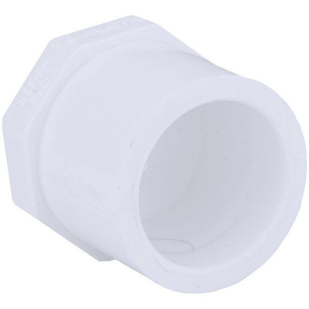 Charlotte Pipe Schedule 40 3/4 in. Spigot PVC Spigot Plug PVC 02118  1000HA