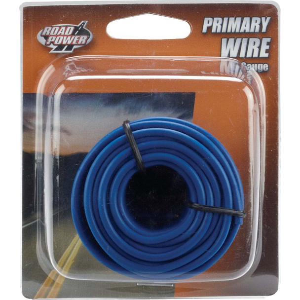 ROAD POWER 24 Ft. 16 Ga. PVC-Coated Primary Wire, Blue 55668233