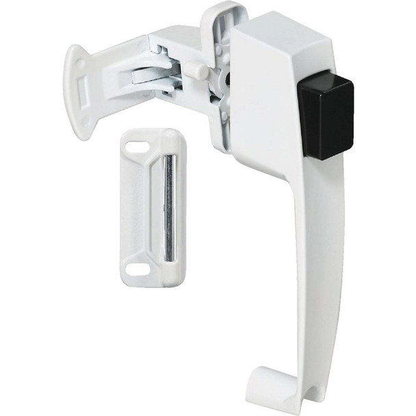 National Hardware White Push Button Latch N213-074