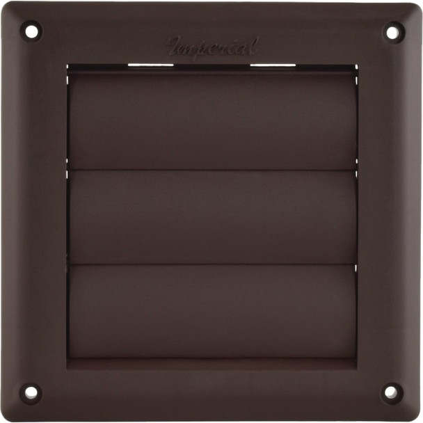 Imperial 4 In. Louvered Vent Cap, Brown VT0562-A