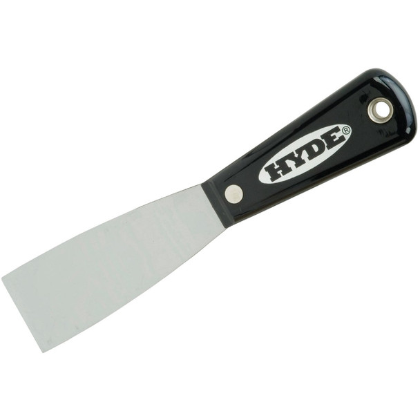 Hyde Black & Silver 1-1/2 In. Stiff Professional Putty Knife 02150