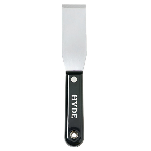 Hyde Black & Silver 1-5/16 In. Stiff Chisel Professional Putty Knife 02200