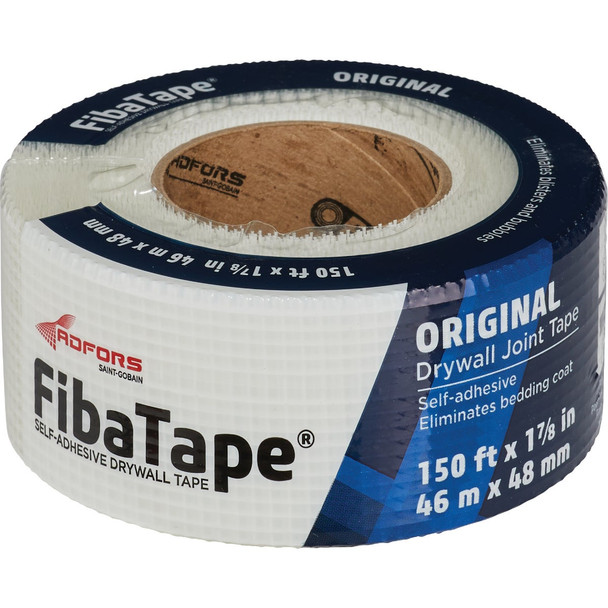 FibaTape 1-7/8 In. x 150 Ft. White Self-Adhesive Joint Drywall Tape FDW8660-U