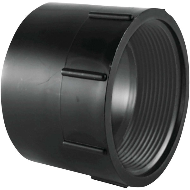 Charlotte Pipe 2 In. Hub x FPT Female ABS Adapter ABS 00101  0800HA