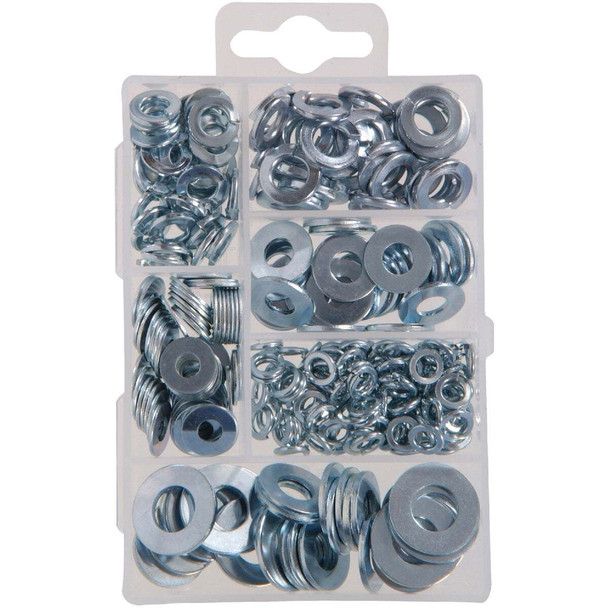 Hillman Steel Flat Lock & Washer Assortment (277 Pcs.) 130208