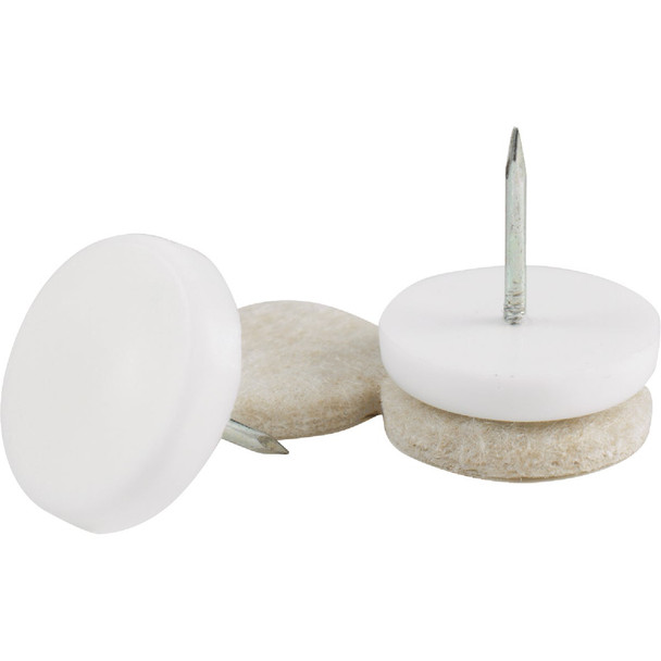 Do it 1-1/8 In. Round Nail on Furniture Glide (8-Pack) 227784