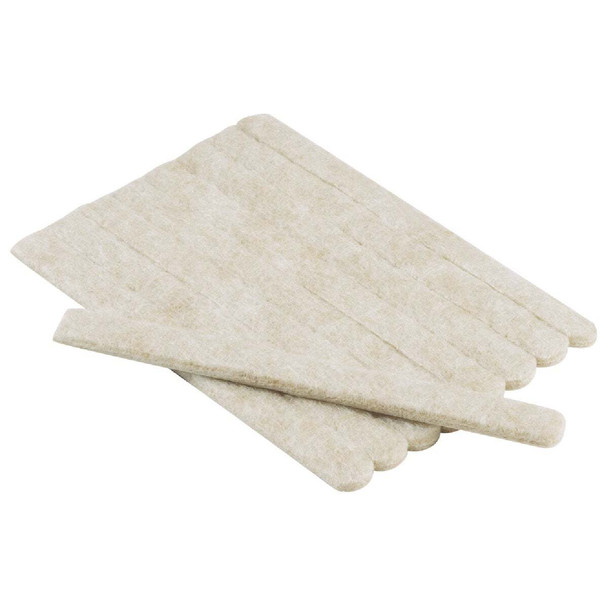 Do it 6 In. x 1/2 In. Beige Felt Strip (9-Count) 239321