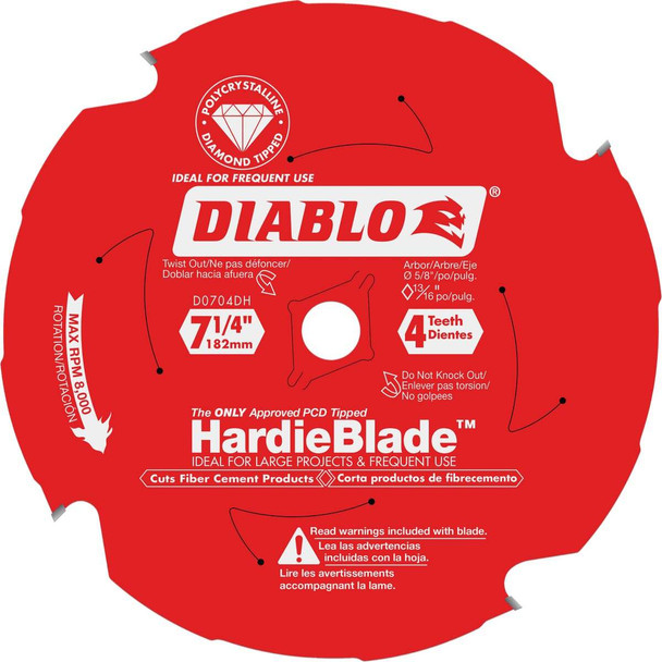 Diablo Bulk 7-1/4"4t Saw Blade D0704DHA Pack of 5