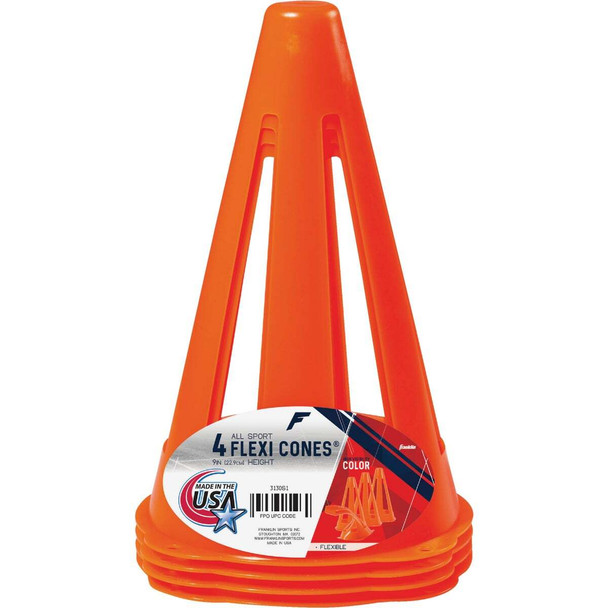 Franklin Flexi Cones 9 In. Field Marker Cone (4-Pack) 3130S1