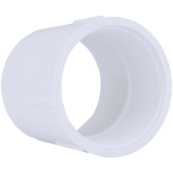 Charlotte Pipe Female Schedule 40 3 in. PVC Adapter PVC 02101  1800HA