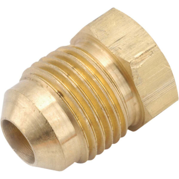 Anderson Metals 1/4 In. Brass Flare Plug 754039-04 Pack of 10