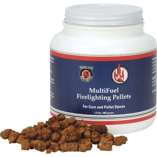Meeco's Red Devil 1-1/2 Lb. Multi-Fuel Fire Starter Pellets 417