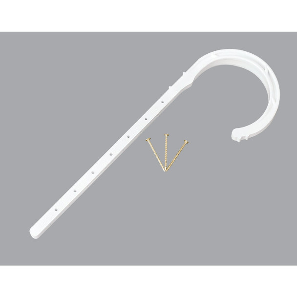 Oatey 1-1/2 In. x 7-1/2 In. ABS J-Hook Pipe Hook (4-Pack) 33760