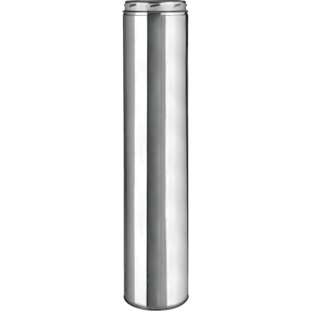 SELKIRK Sure-Temp 6 In. x 48 In. Stainless Steel Insulated Pipe 206148