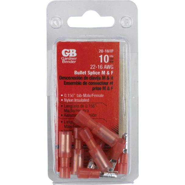 Gardner Bender 22-16 M/F Bullet Splice 20-161P
