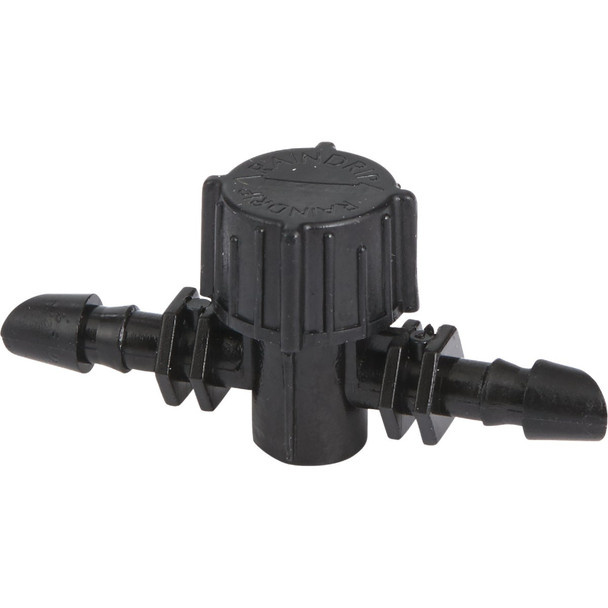Raindrip 1/4 In. Double-Barbed In-Line Valve (10-Pack) 612010B