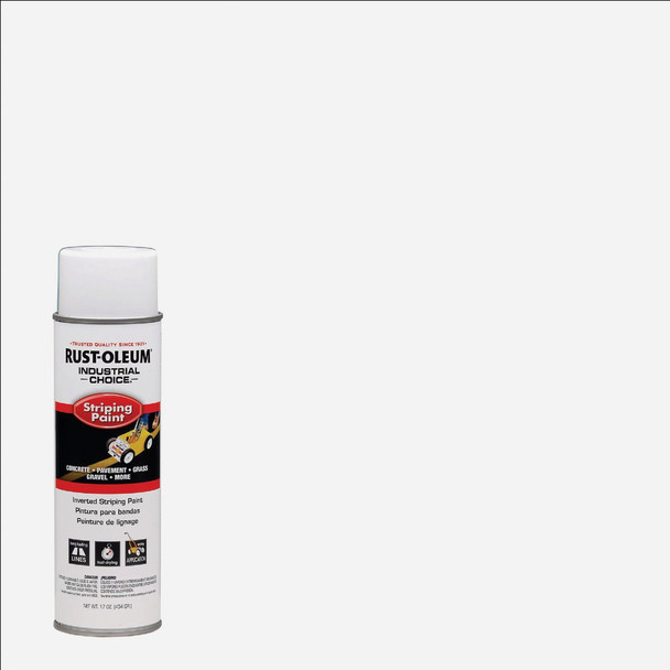 Rust-Oleum Industrial Choice White 17 Oz. Striping Paint  1691838V