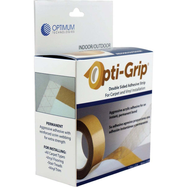 LIFESAFE 1.88 In. x 75 Ft. Indoor Carpet & Vinyl Carpet Tape OG-1.875X75