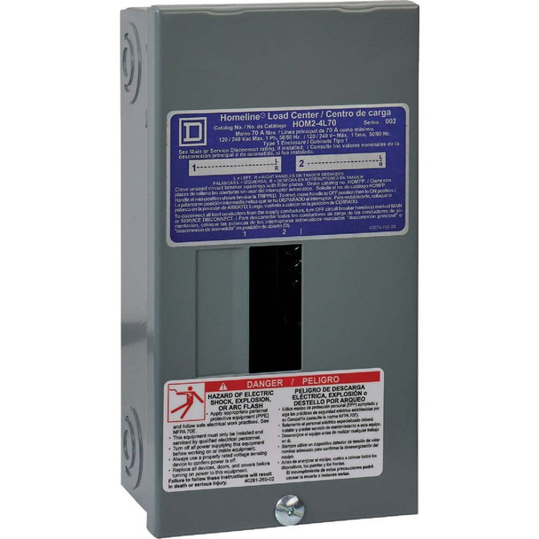 Homeline 70a Load Center HOM24L70SCP