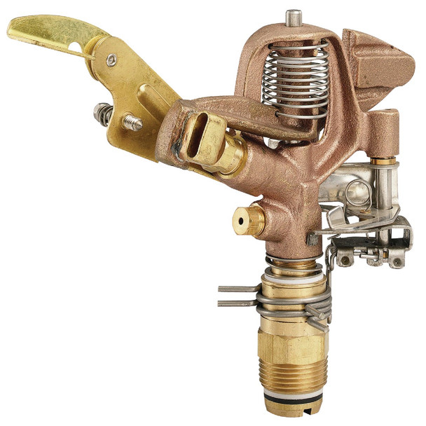 Orbit Brass 25 Ft. to 48 Ft. Dia. Impulse Sprinkler Head 55016