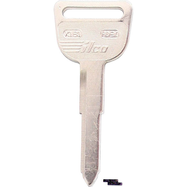 ILCO Honda Nickel Plated Automotive Key, HD90 / X181 (10-Pack) IAF01196033