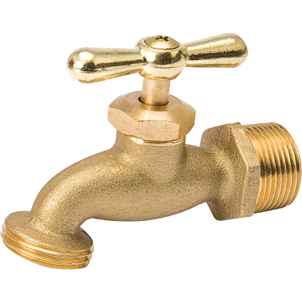 ProLine 3/4 In. MIP X 3/4 In. Male Hose Thread Standard Hose Bibb 103-004