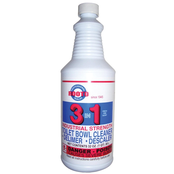 Rooto 32 Oz. Industrial Toilet Bowl Cleaner 1090 Pack of 12