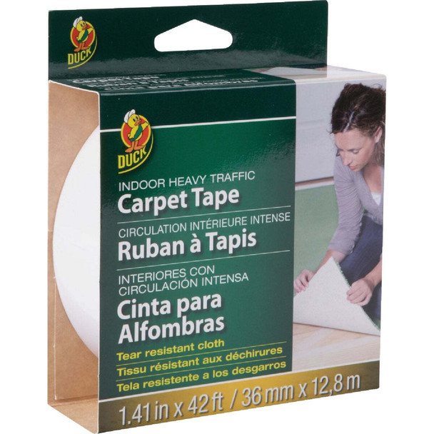 Duck Heavy Traffic 1.5 In. x 42 Ft. Indoor Carpet Tape 286375