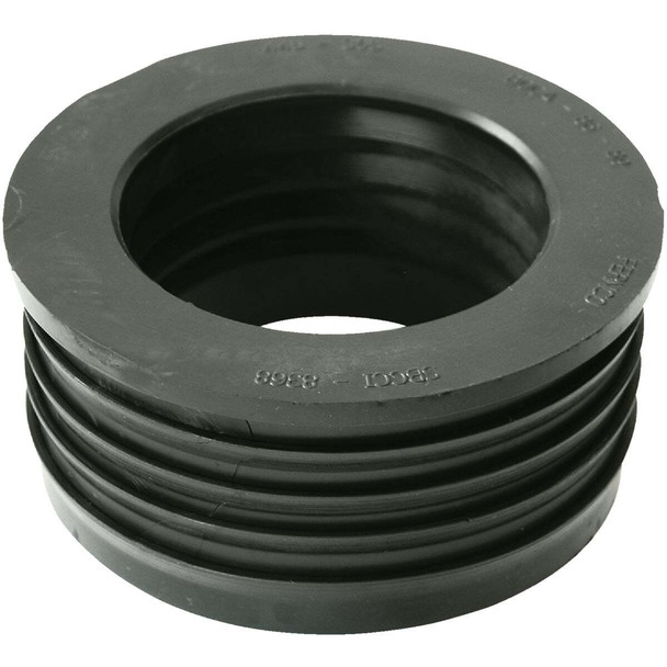Fernco DWV 4 In. x 3 In. Sewer and Drain PVC Iron Pipe Hub Adapter P44U-305