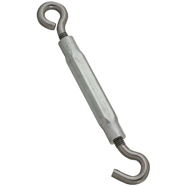 National Hardware 5/16 In. x 9 In. Stainless Steel Hook & Eye Turnbuckle