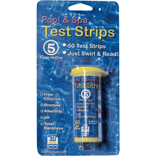 JED Pool and Spa 5 Tests-In-One Strips 50 Ct. 00-IT490