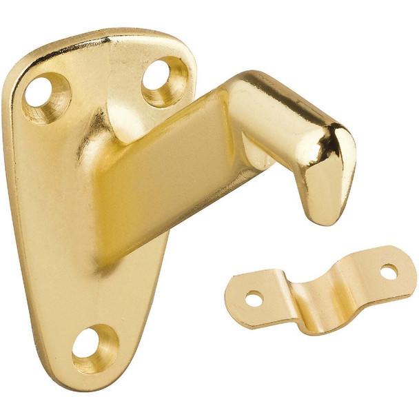 National Hardware Gallery Series Bright Brass Handrail Bracket N243-667