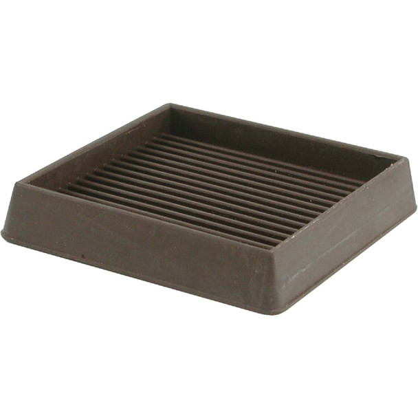 Do it 3 In. Inner Dimension Square Furniture Leg Cup (2-Pack) 227595