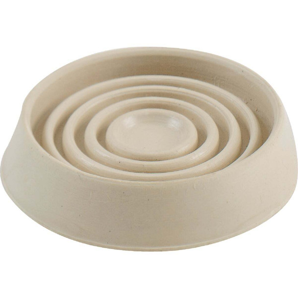 Do it 1-3/4 In. Inner Diameter Round Almond Furniture Leg Cup (4-Pack) 227622