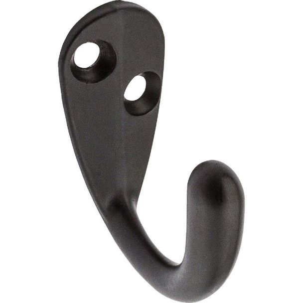 National Hardware Oil Rubbed Bronze Single Clothes Hook (2-Pack) N330-795