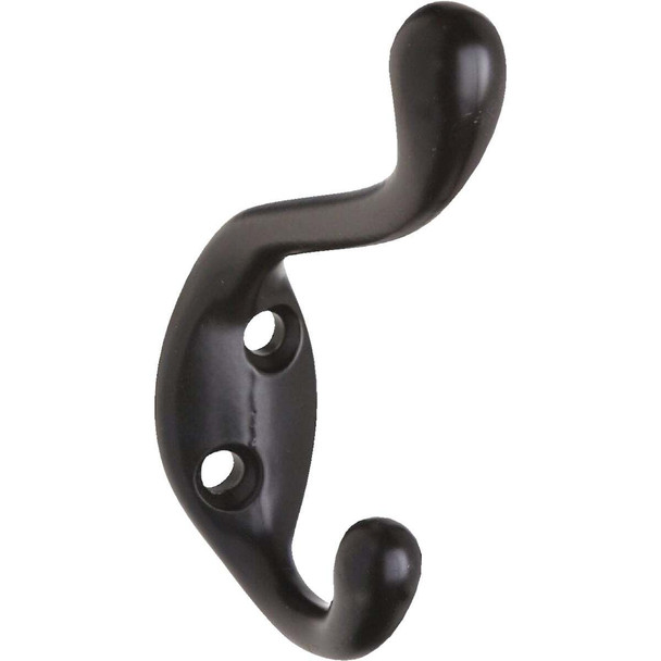 National Hardware Heavy-Duty Oil Rubbed Bronze Coat & Hat Hook N330-886