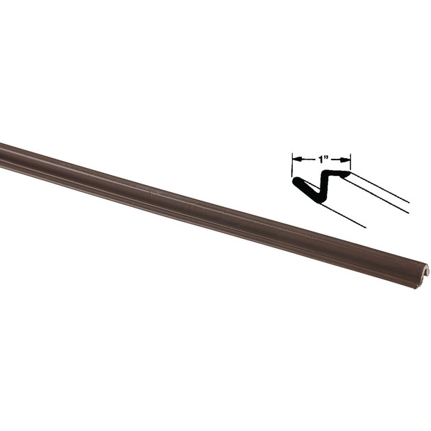 Frost King 7 Ft. 1 In. Brown Door Gasket DS7B/25 Pack of 25
