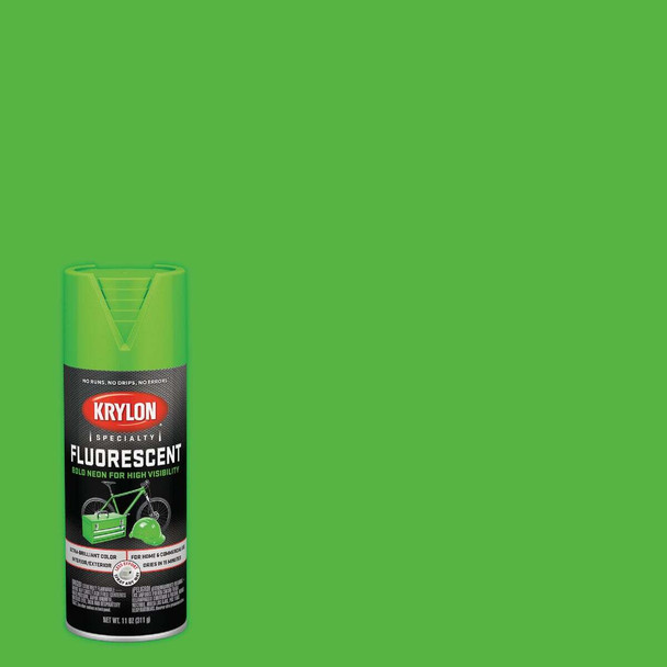 Krylon 11 Oz. Fluorescent Spray Paint, Green K03106888