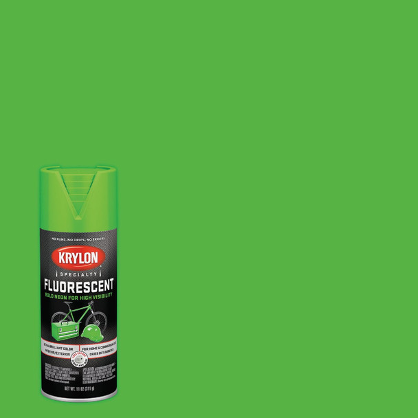 Krylon 11 Oz. Fluorescent Spray Paint, Green K03106888
