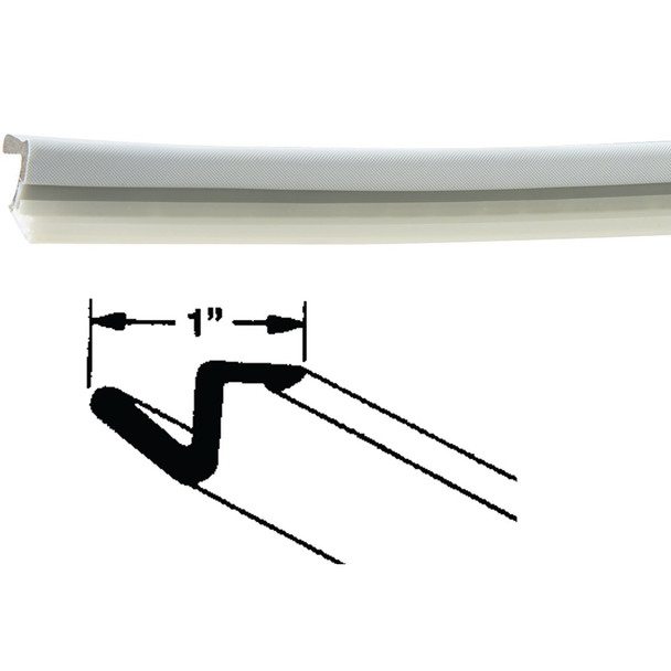 Frost King 7 Ft. 1 In. White Door Gasket DS7W/25 Pack of 25