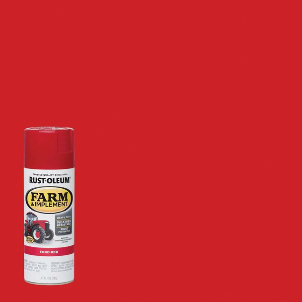 Rust-Oleum 12 Oz. Ford Red Farm & Implement Spray Paint 280136