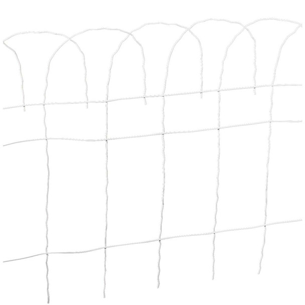 Best Garden 14 In. H x 20 Ft. L Galvanized Wire Decorative Border Fence 732942