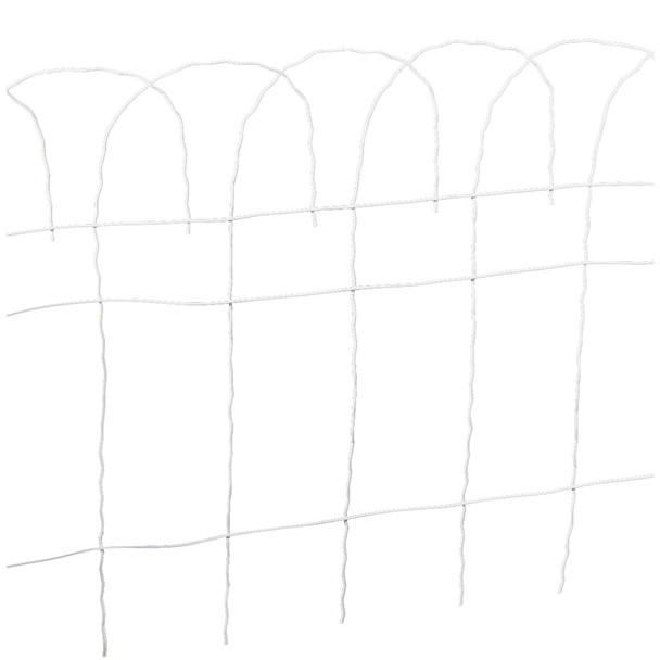 Best Garden 14 In. H x 20 Ft. L Galvanized Wire Decorative Border Fence 732942