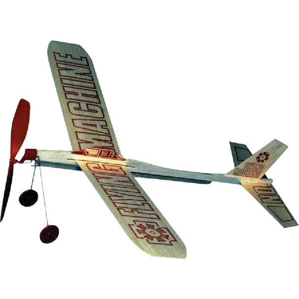 Paul K Guillow Flying Machine 17 In. Balsa Wood Glider Plane 75