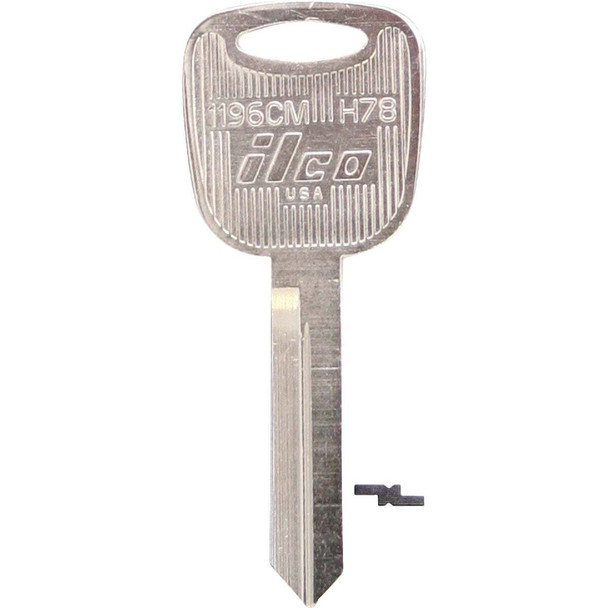 ILCO Ford Nickel Plated Automotive Key, H78 / 1196CM (10-Pack) IAL01630042