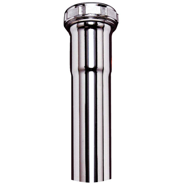 Keeney 1-1/4 In. X 8 In. Chrome Extension Tube 1669PCU