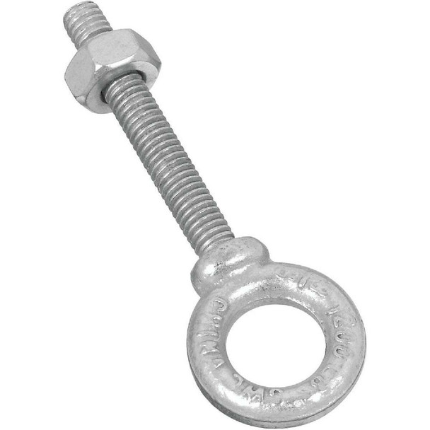 National Hardware 3/8 In. x 2-1/2 In. Galvanized Eye Bolt N245-126 Pack of 5