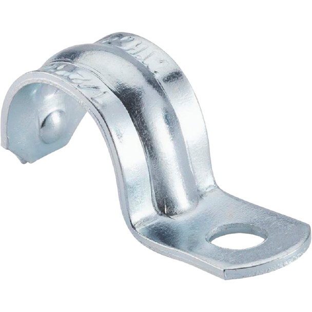 Halex 1/2 In. Click-On EMT 1-Hole Conduit Strap (4-Pack) 96151