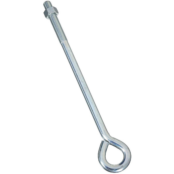 National Hardware 5/8 In. x 14 In. Zinc Eye Bolt with Hex Nut N347-708