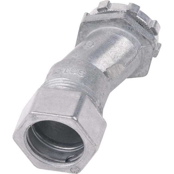 Halex 1/2 In. Compression 3/8 In. Offset EMT Conduit Connector 03905